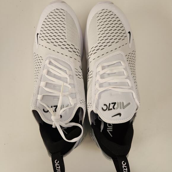 Nike Men\'s Air Max 270 Shoes, White/Black-White, 13 main image 5